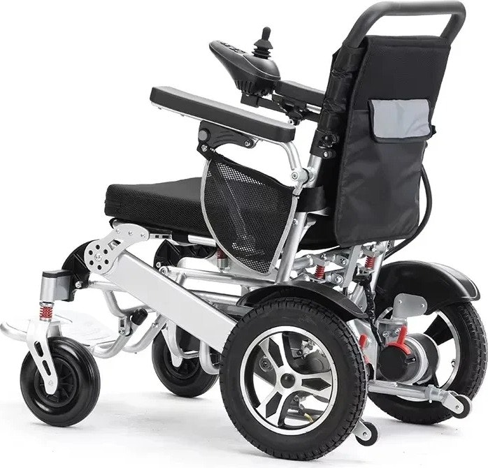 Portable Aluminum Alloy Folding Electric Wheelchair: $580.15