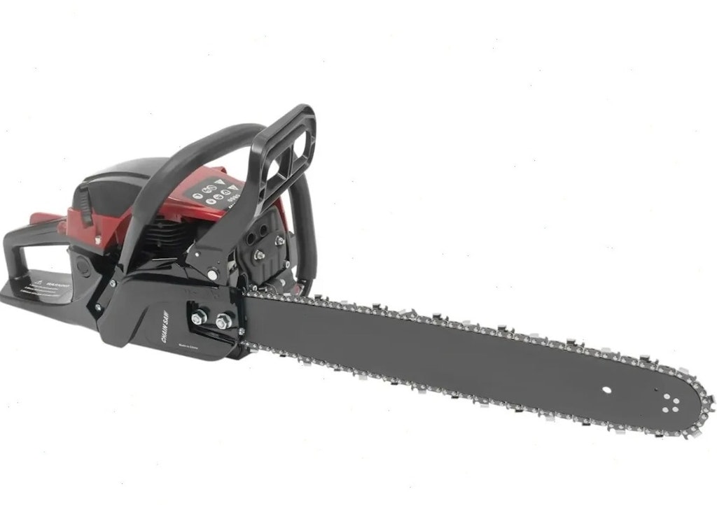 20" 58cc Handheld Gasoline Chainsaw: $88.99