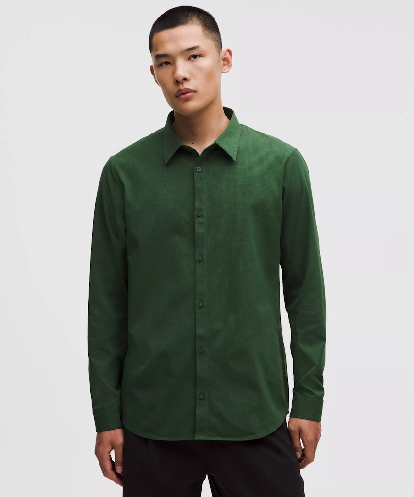lululemon Men's Airing Easy Long-Sleeve Shirt: $34 lululemon Men's Airing Easy Long-Sleeve Shirt: $34