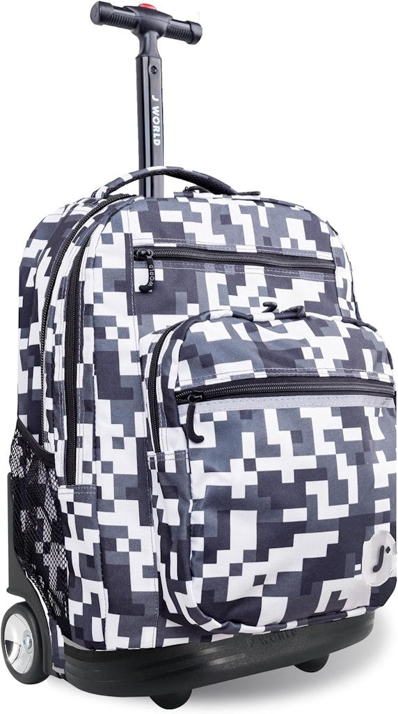 J World Sundance Laptop Rolling Backpack: $25 J World Sundance Laptop Rolling Backpack: $25