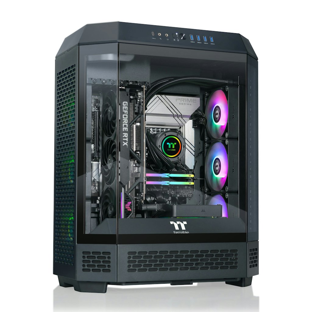 Thermaltake Reactor 9880 Gaming Desktop AMD Ryzen 7 9800X3D 32GB RAM NVIDIA GeForce RTX 5080 2TB NVMe SSD: $3,799.99 Thermaltake Reactor 9880 Gaming Desktop AMD Ryzen 7 9800X3D 32GB RAM NVIDIA GeForce RTX 5080 2TB NVMe SSD: $3,799.99