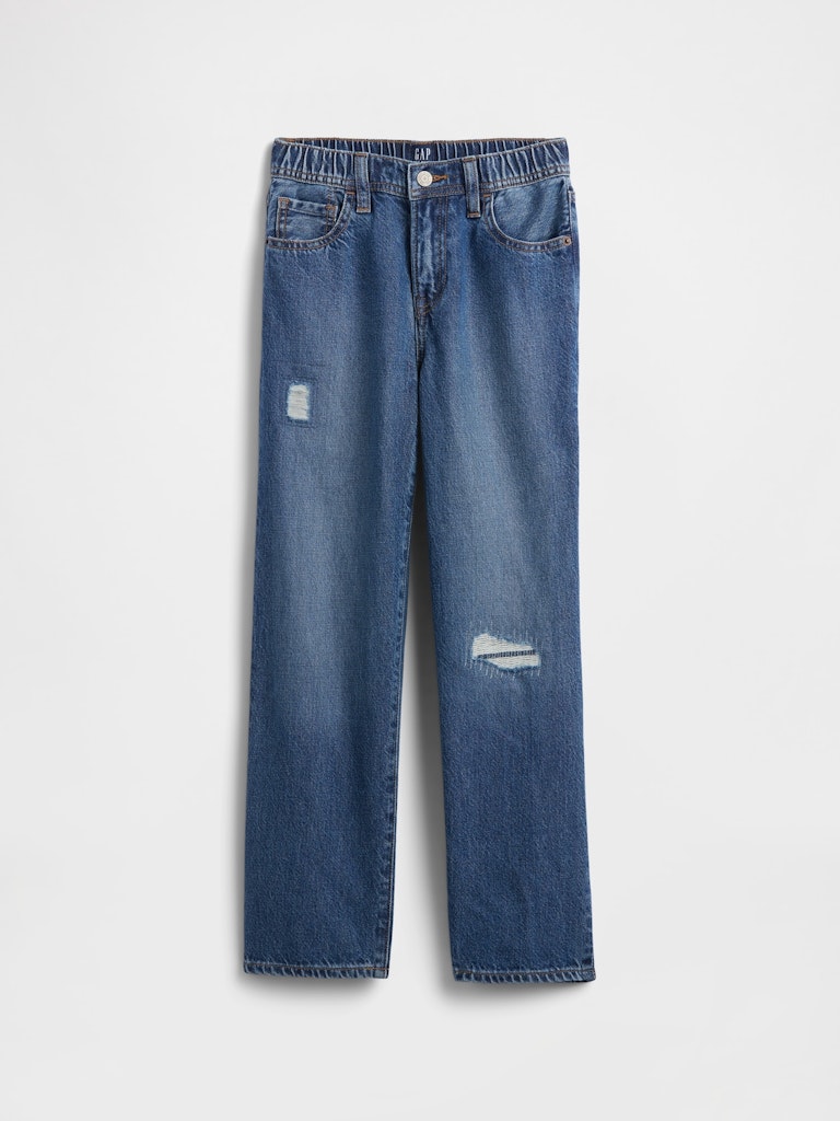 Kids Distressed Relaxed Jeans: $27.49