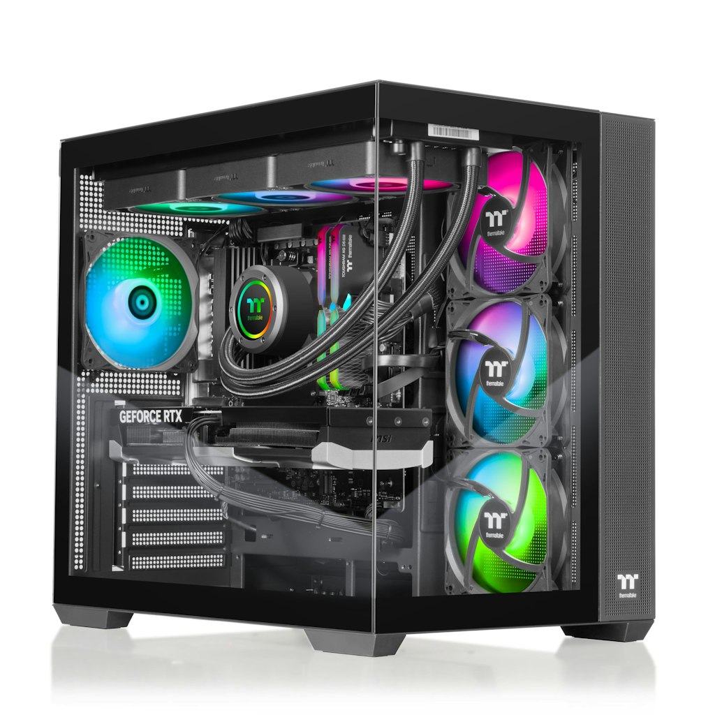 Thermaltake LCGS View u2880-380 Gaming Desktop Intel Core Ultra 9 285K 32GB Memory NVIDIA GeForce RTX 5080 2TB NVMe M.2: $3,599.99 Thermaltake LCGS View u2880-380 Gaming Desktop Intel Core Ultra 9 285K 32GB Memory NVIDIA GeForce RTX 5080 2TB NVMe M.2: $3,599.99