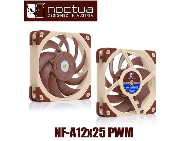 Noctua NF-A12x25 PWM 120mm Case and CPU Fan: $105.90