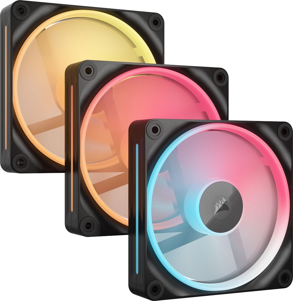 Corsair iCUE LINK LX120-R RGB 120mm PWM Reverse Blade Case Fan Starter Kit 3-Pack: $84.99 Corsair iCUE LINK LX120-R RGB 120mm PWM Reverse Blade Case Fan Starter Kit 3-Pack: $84.99