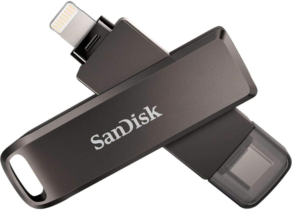 Sandisk 256GB iXpand Flash Drive Luxe for Lightning and USB-C Devices: $76.99 Sandisk 256GB iXpand Flash Drive Luxe for Lightning and USB-C Devices: $76.99