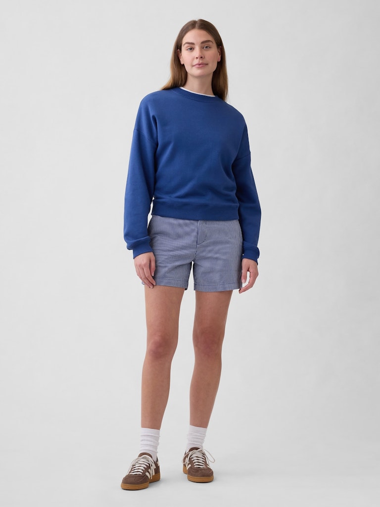5-Inch Mid-Rise Downtown Khaki Shorts: $24.99 5-Inch Mid-Rise Downtown Khaki Shorts: $24.99