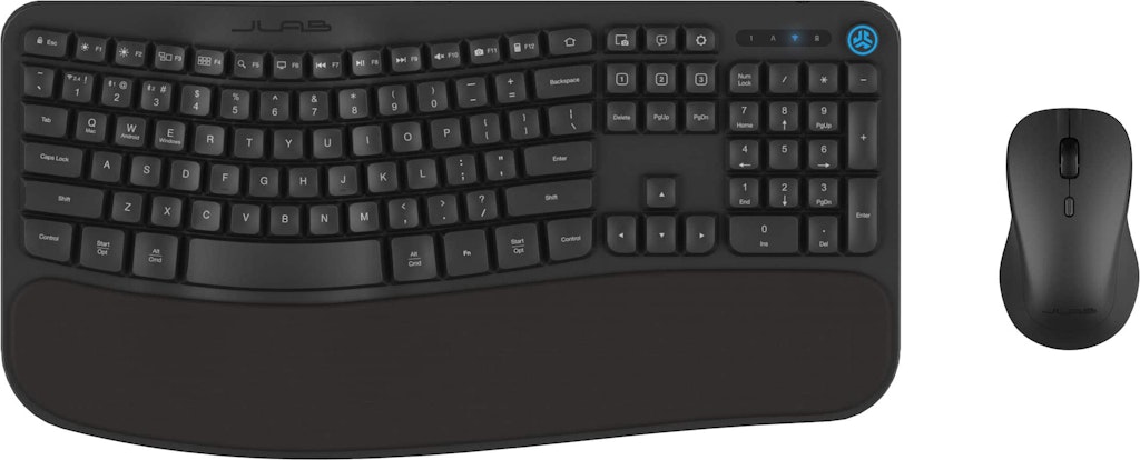 JLab Flow Wireless Ergonomic Keyboard and Mouse Set: $49.99 JLab Flow Wireless Ergonomic Keyboard and Mouse Set: $49.99