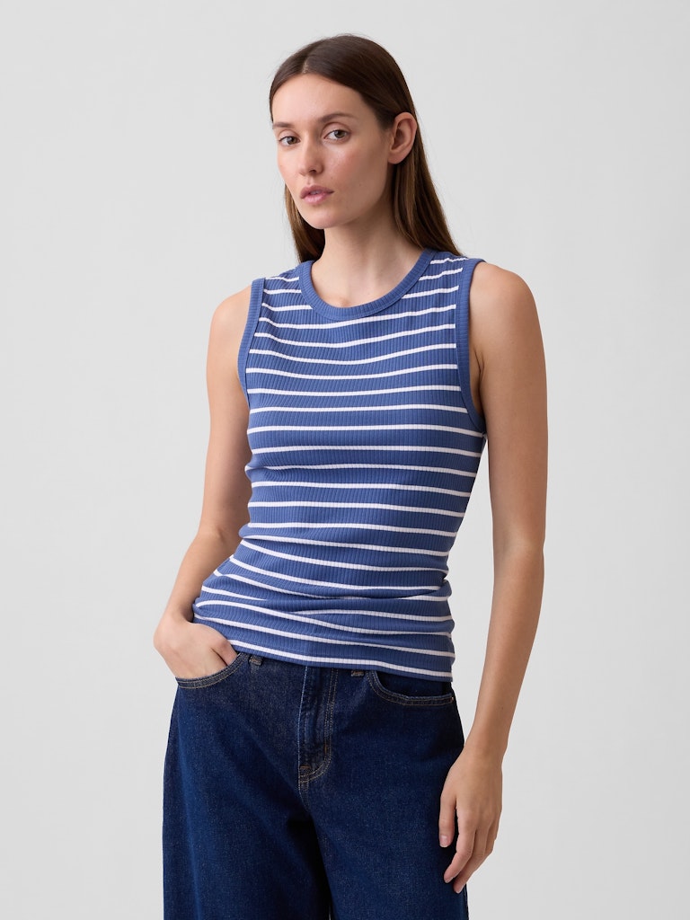 Ribbed Shell Tank: $9 Ribbed Shell Tank: $9