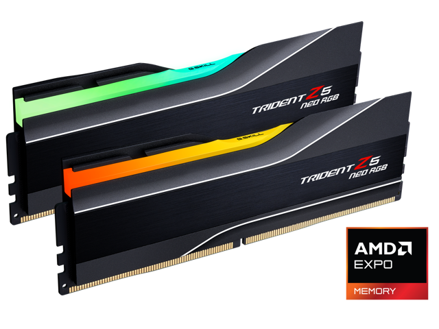 G. Skill Trident Z5 Neo RGB 32GB DDR5 6400MHz Desktop Memory 2-Pack: $699.99 G. Skill Trident Z5 Neo RGB 32GB DDR5 6400MHz Desktop Memory 2-Pack: $699.99