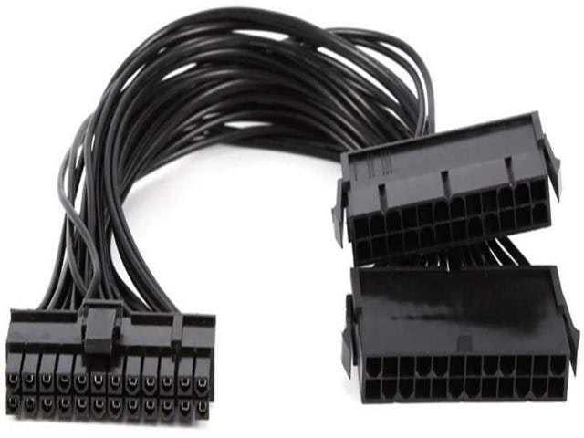 Dual PSU Power Supply 24-Pin Extension Cable 1-Foot: $25.66