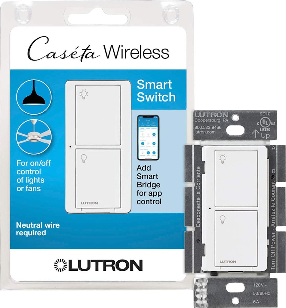 Lutron Caseta Smart Lighting Switch: $64.95 Lutron Caseta Smart Lighting Switch: $64.95