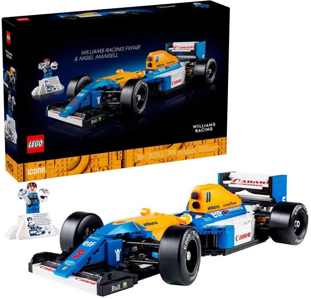 LEGO Icons Williams Racing FW14B & Nigel Mansell 10353: $79.99