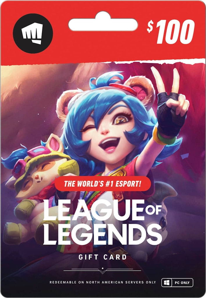 League of Legends $100 Gift Card: $100 League of Legends $100 Gift Card: $100