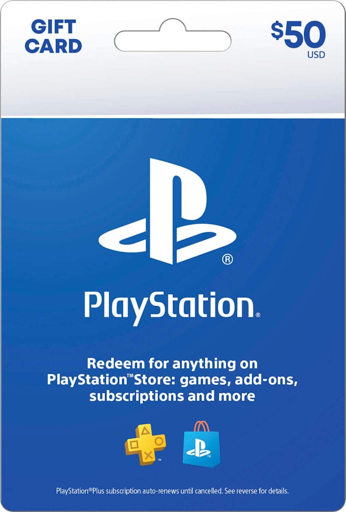 Sony $50 PlayStation Store Gift Card: $50