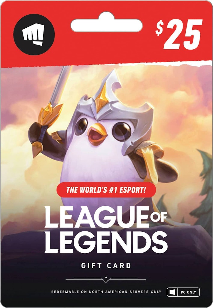 League of Legends $25 Gift Card: $25