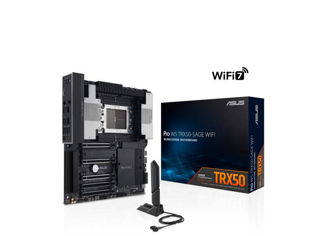 Asus Pro WS TRX50-SAGE WIFI Workstation Motherboard: $965.73 Asus Pro WS TRX50-SAGE WIFI Workstation Motherboard: $965.73