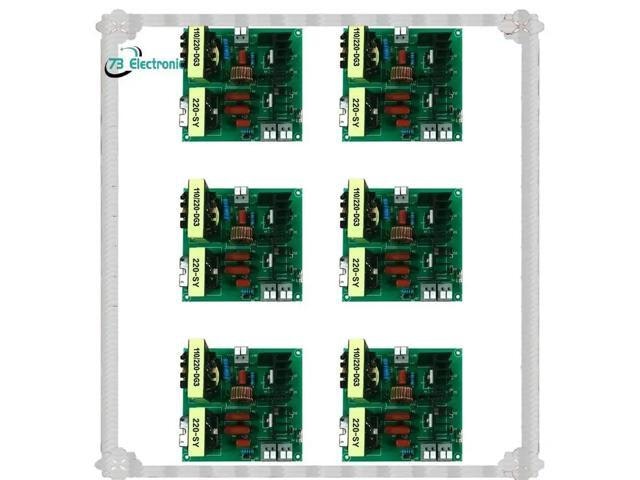 150W 220V 40kHz Ultrasonic Cleaner Circuit Board 6-Pack: $109.24