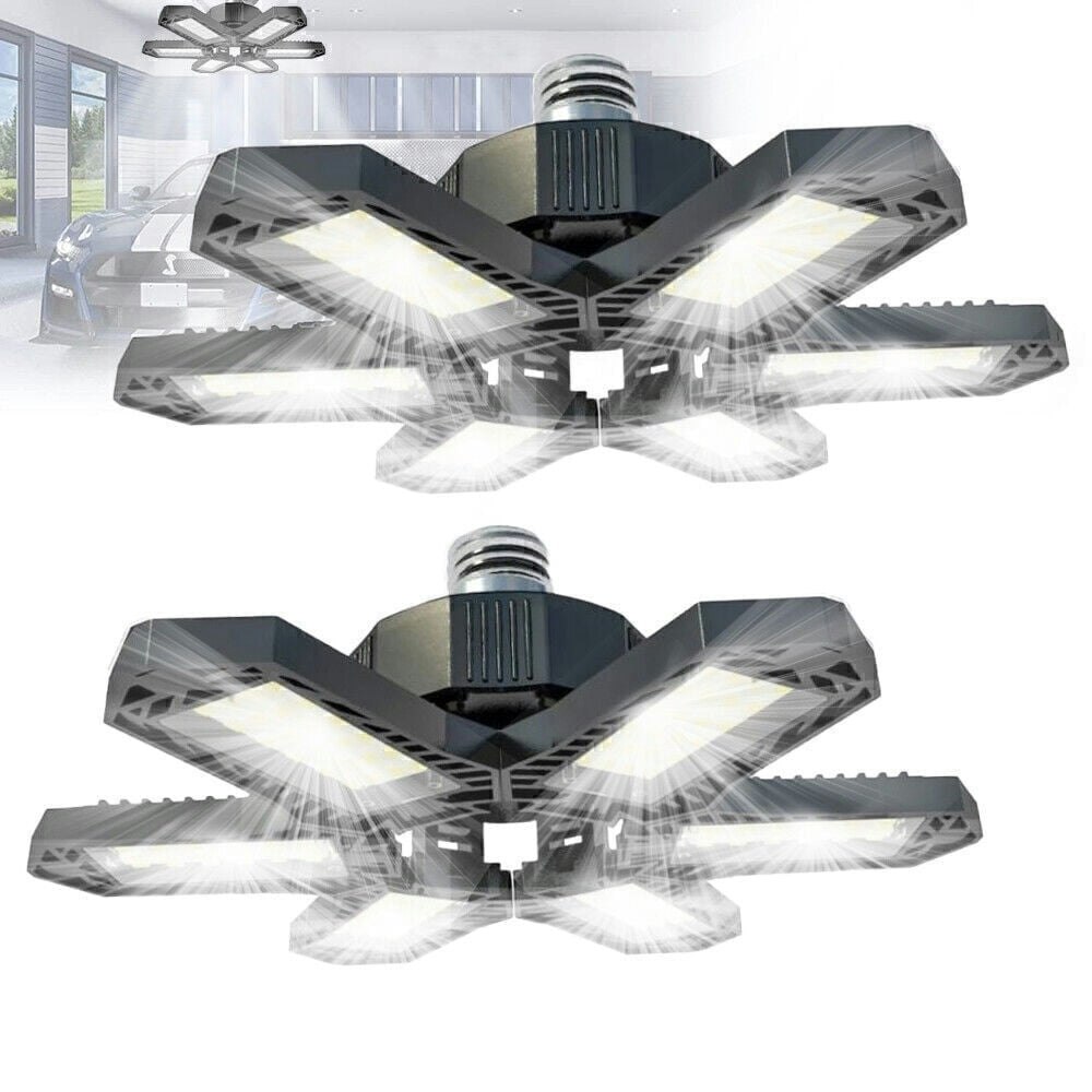 12,000LM 6500K 185W Adjustable LED Garage Light 2-Pack: $19.99 12,000LM 6500K 185W Adjustable LED Garage Light 2-Pack: $19.99