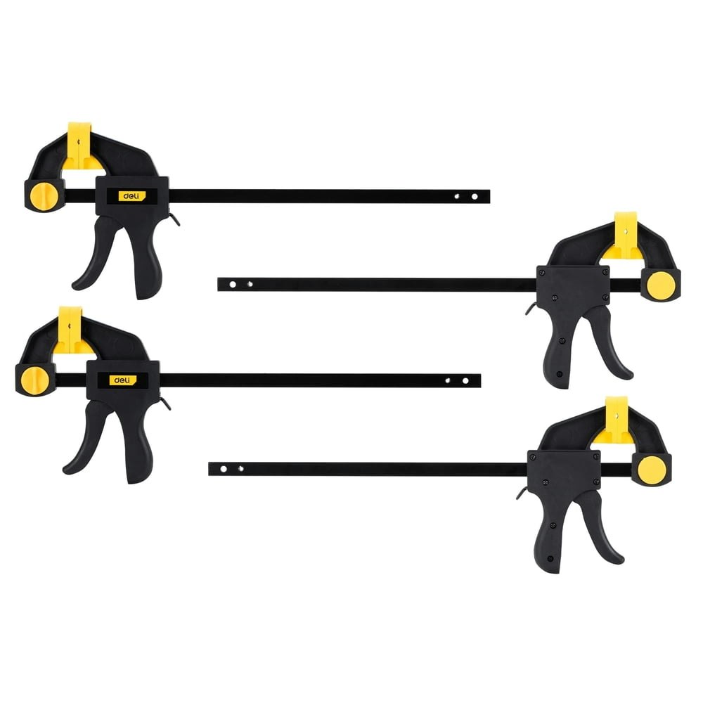 Deli 12-inch Bar Clamp 4-Pack: $21.59 Deli 12-inch Bar Clamp 4-Pack: $21.59