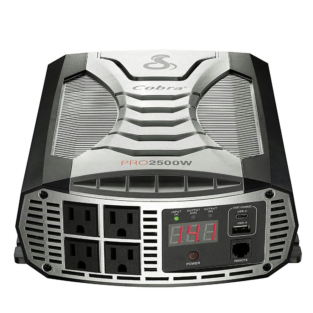 Cobra 2,500W Power Inverter with USB: $329.99 Cobra 2,500W Power Inverter with USB: $329.99