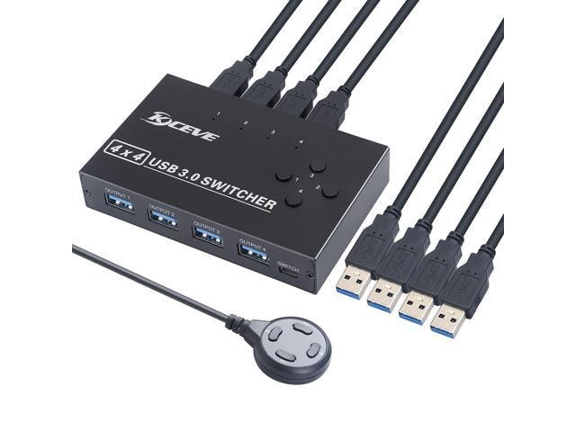 KCEVE 4-Port USB 3.0 Switch: $52.98 KCEVE 4-Port USB 3.0 Switch: $52.98