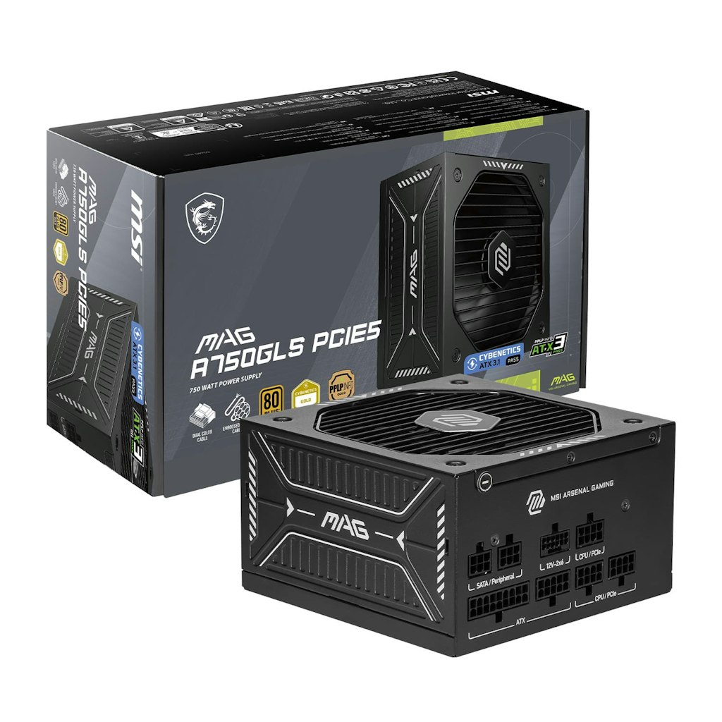 MSI MAG A750GL 750W 80 Plus Gold Fully Modular Power Supply: $89.99 MSI MAG A750GL 750W 80 Plus Gold Fully Modular Power Supply: $89.99