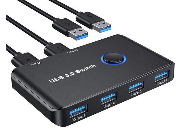 USB 3.0 4-Port USB Switcher for 2 Computers: $14.43 USB 3.0 4-Port USB Switcher for 2 Computers: $14.43