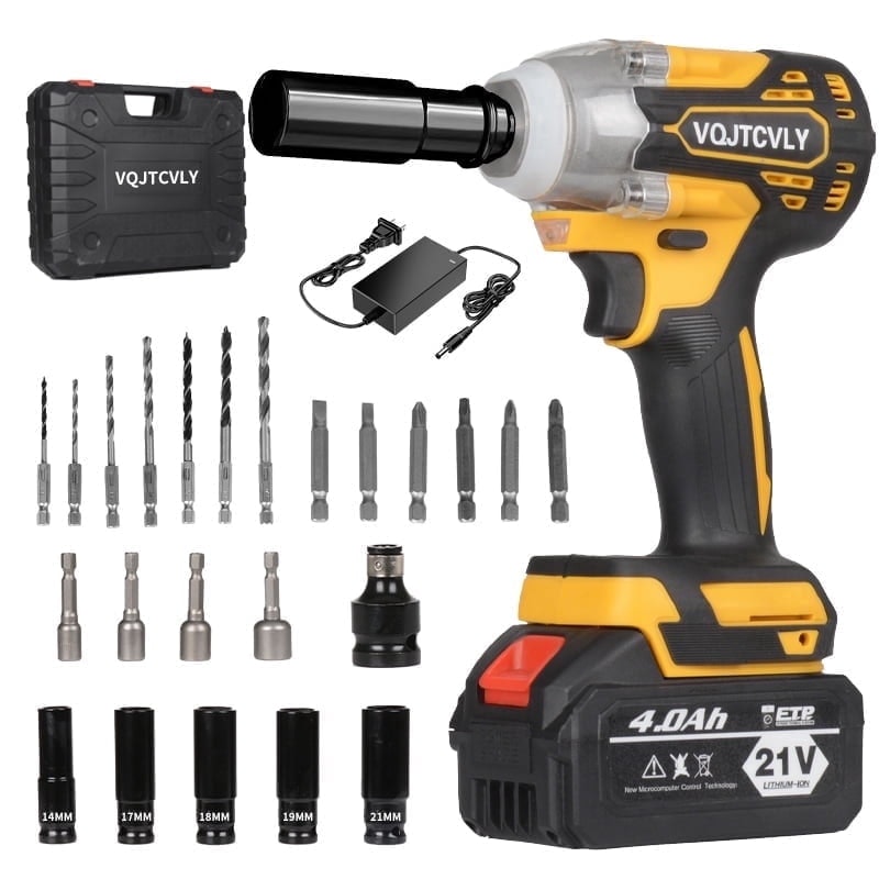 Vqjtcvly 21V 1/2-Inch Cordless Brushless Impact Wrench Set: $37.79 Vqjtcvly 21V 1/2-Inch Cordless Brushless Impact Wrench Set: $37.79