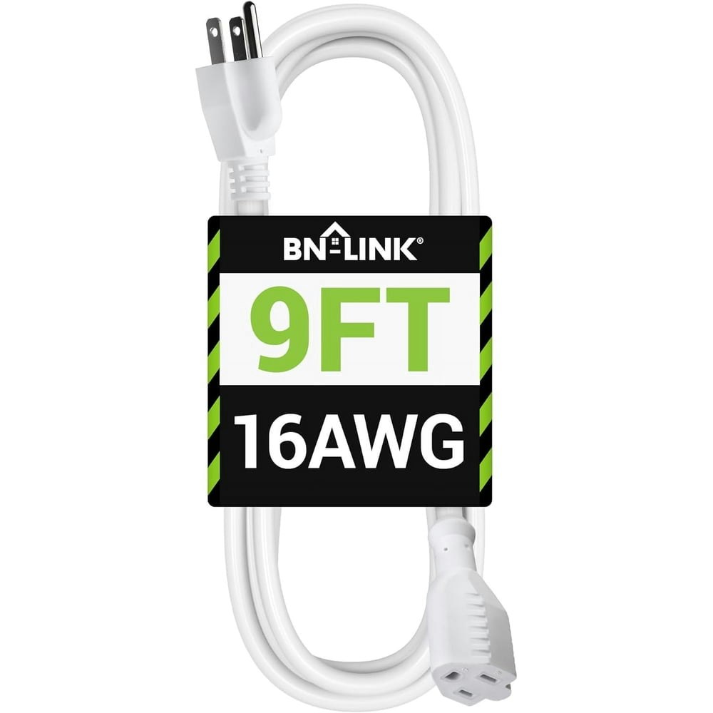 BN-LINK 9-Foot 16-Gauge Outdoor Extension Cord: $9.29 BN-LINK 9-Foot 16-Gauge Outdoor Extension Cord: $9.29