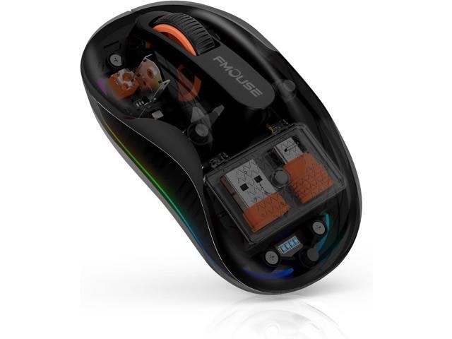 FMOUSE Transparent Tri-Mode Wireless Mouse: $33.55 FMOUSE Transparent Tri-Mode Wireless Mouse: $33.55