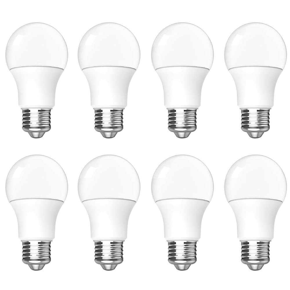 Behome A19 12W 6000K LED Light Bulb 8-Pack: $12.14