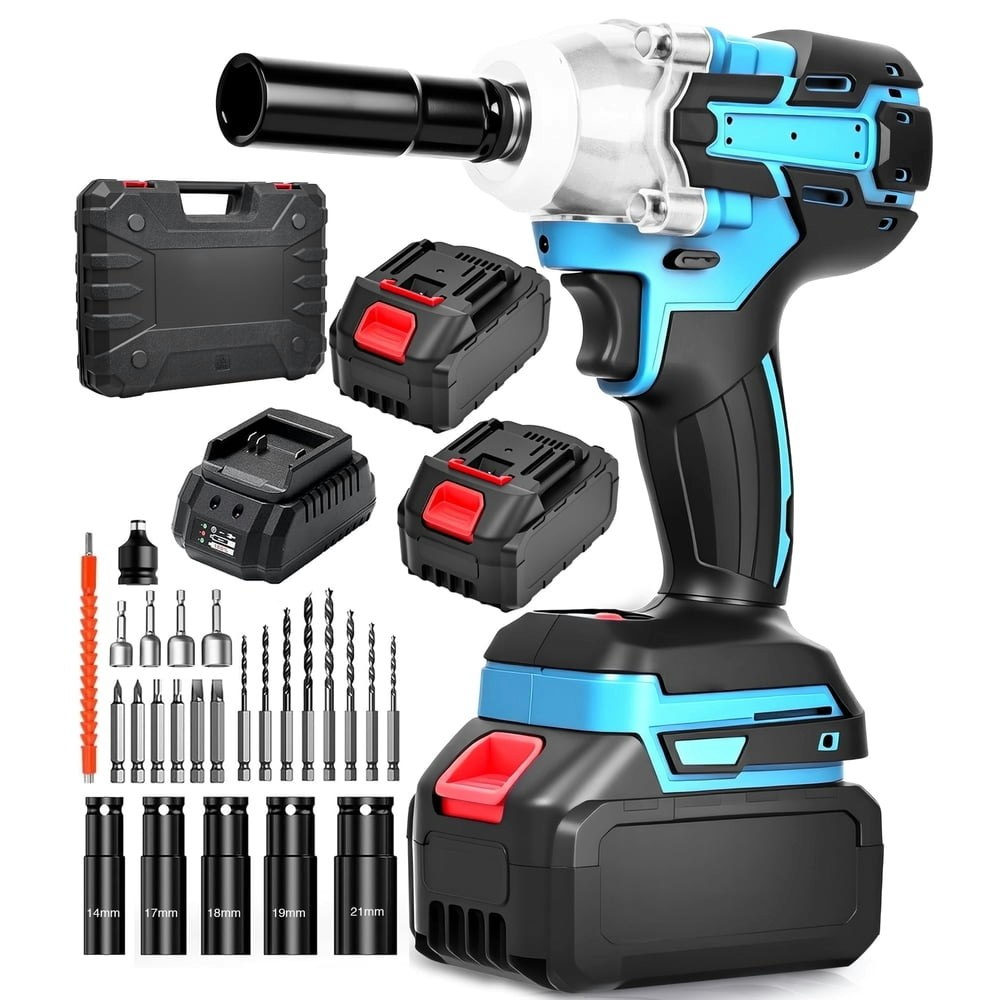 Hotree 1/2-Inch Cordless Brushless Impact Wrench 2-Battery Kit: $37.99 Hotree 1/2-Inch Cordless Brushless Impact Wrench 2-Battery Kit: $37.99
