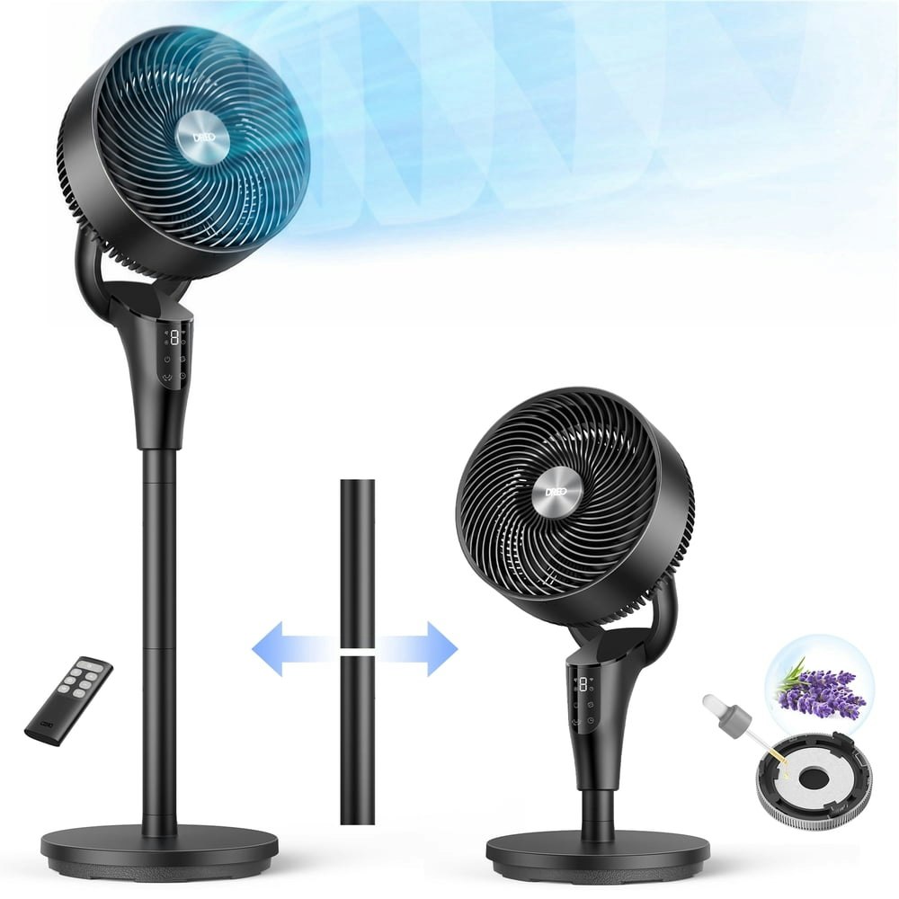 Dreo 2-in-1 Pedestal and Table Fan: $69.94