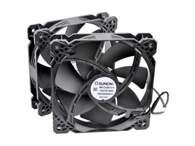MFC0251V1-1E010-S99 120mm 12V 4-Pin Dual Cooling Fans: $92.39