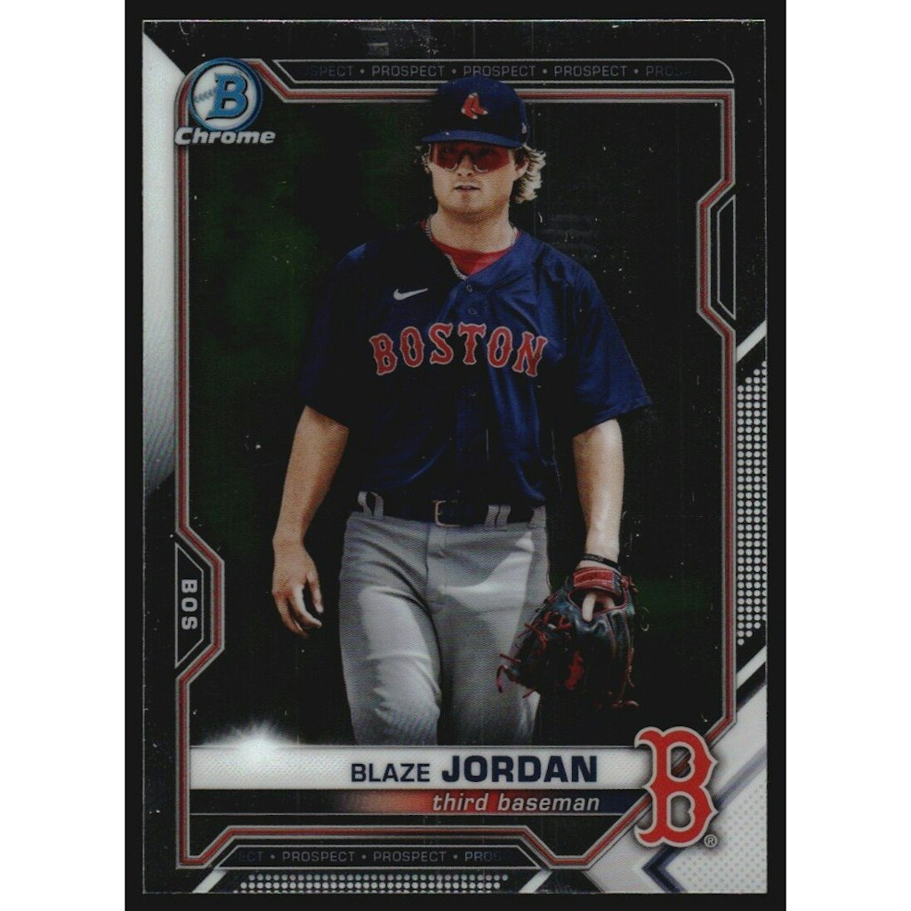 2021 Bowman Chrome Draft Blaze Jordan Image Variation Card: $10 2021 Bowman Chrome Draft Blaze Jordan Image Variation Card: $10