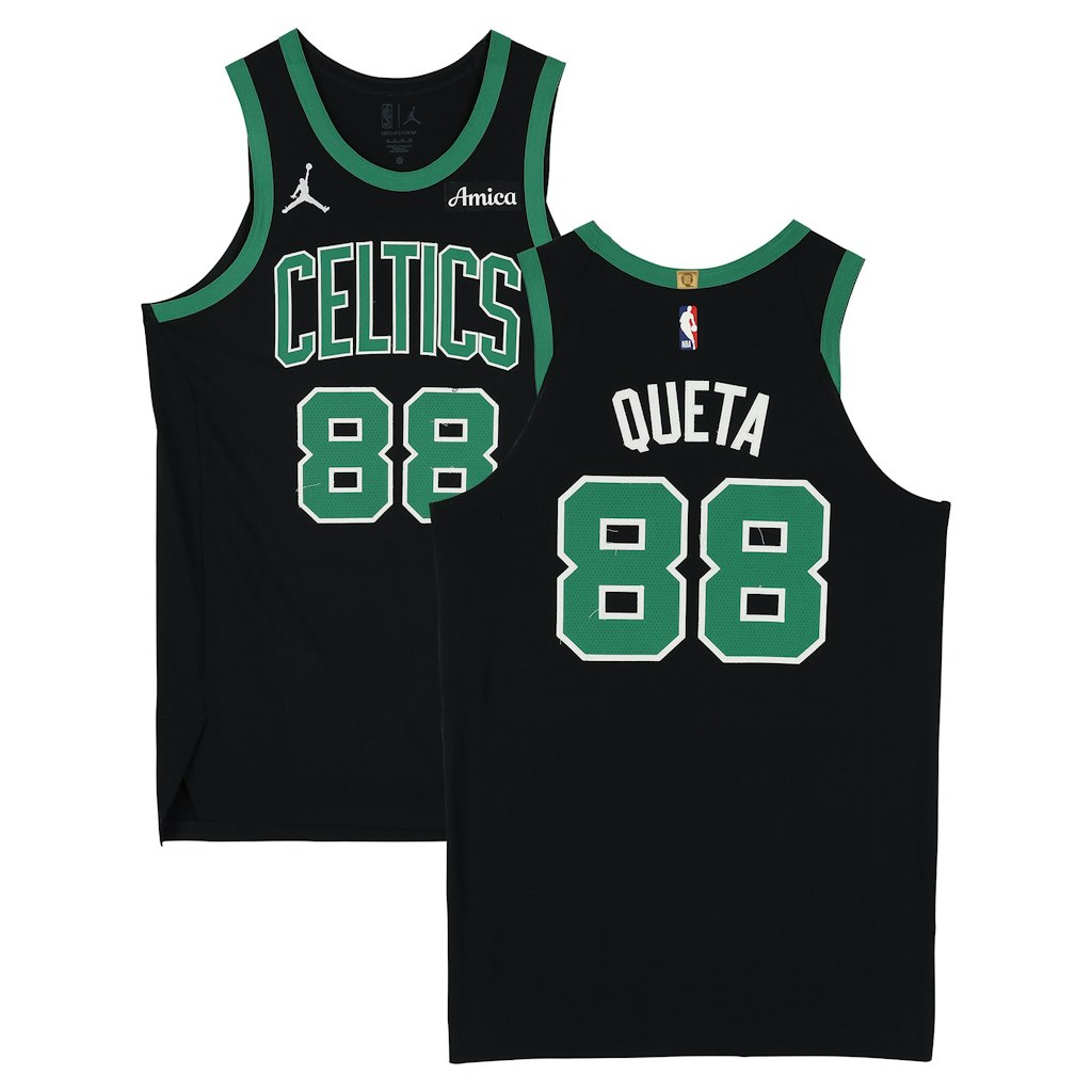 Neemias Queta Boston Celtics Game-Used Black Jersey Size 50+4: $699.99