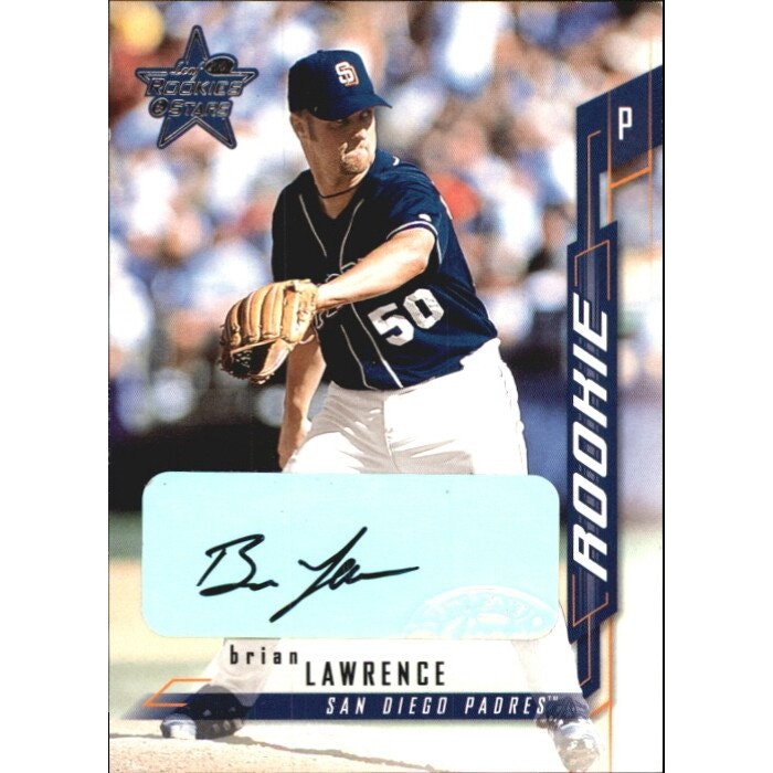 2001 Leaf Rookies and Stars Brian Lawrence Autograph Card #197: $10.50 2001 Leaf Rookies and Stars Brian Lawrence Autograph Card #197: $10.50