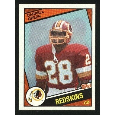 1984 Topps #380 Darrell Green Rookie Card: $12 1984 Topps #380 Darrell Green Rookie Card: $12
