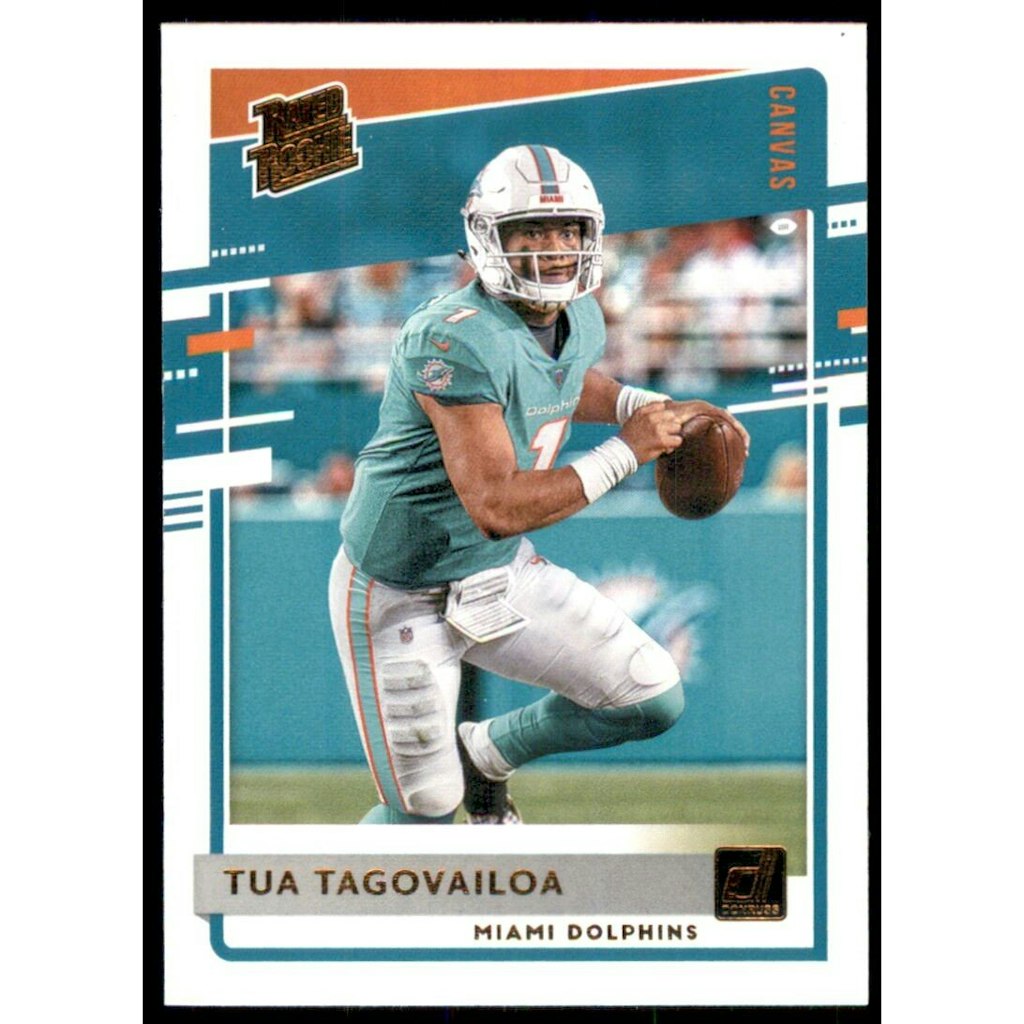 2020 Donruss Rated Rookies Canvas Tua Tagovailoa Card #302: $10.50 2020 Donruss Rated Rookies Canvas Tua Tagovailoa Card #302: $10.50