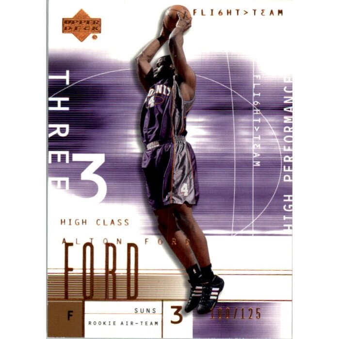 2001-02 Upper Deck Flight Team Copper #115 Alton Ford Card: $10.80 2001-02 Upper Deck Flight Team Copper #115 Alton Ford Card: $10.80