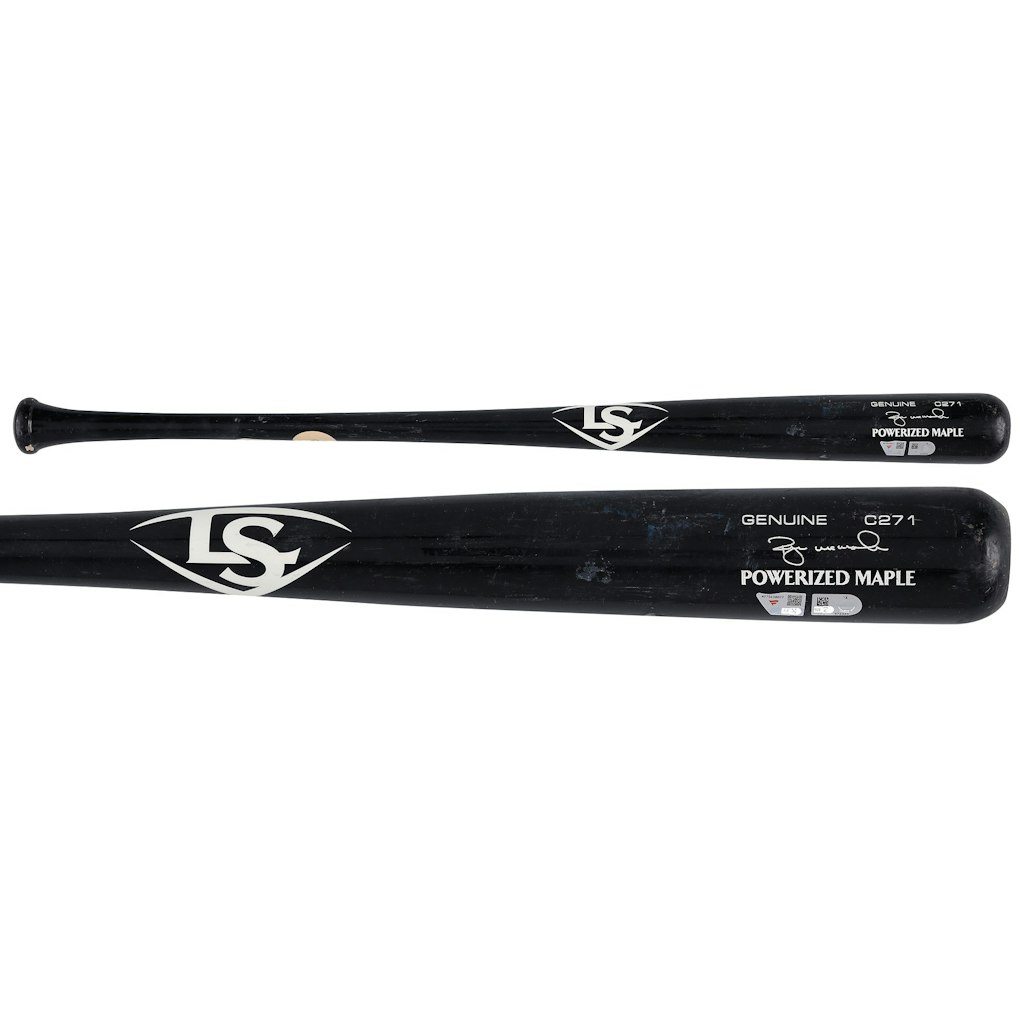 Ryan McMahon Game-Used Broken Louisville Slugger Bat: $399.99