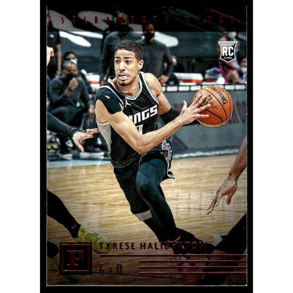 2020-21 Panini Chronicles Tyrese Haliburton Pink Rookie Card: $18 2020-21 Panini Chronicles Tyrese Haliburton Pink Rookie Card: $18
