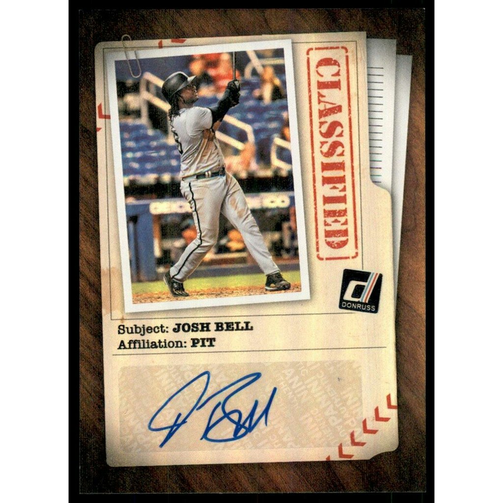 2020 Donruss Classified Signatures Josh Bell Card: $13.50 2020 Donruss Classified Signatures Josh Bell Card: $13.50