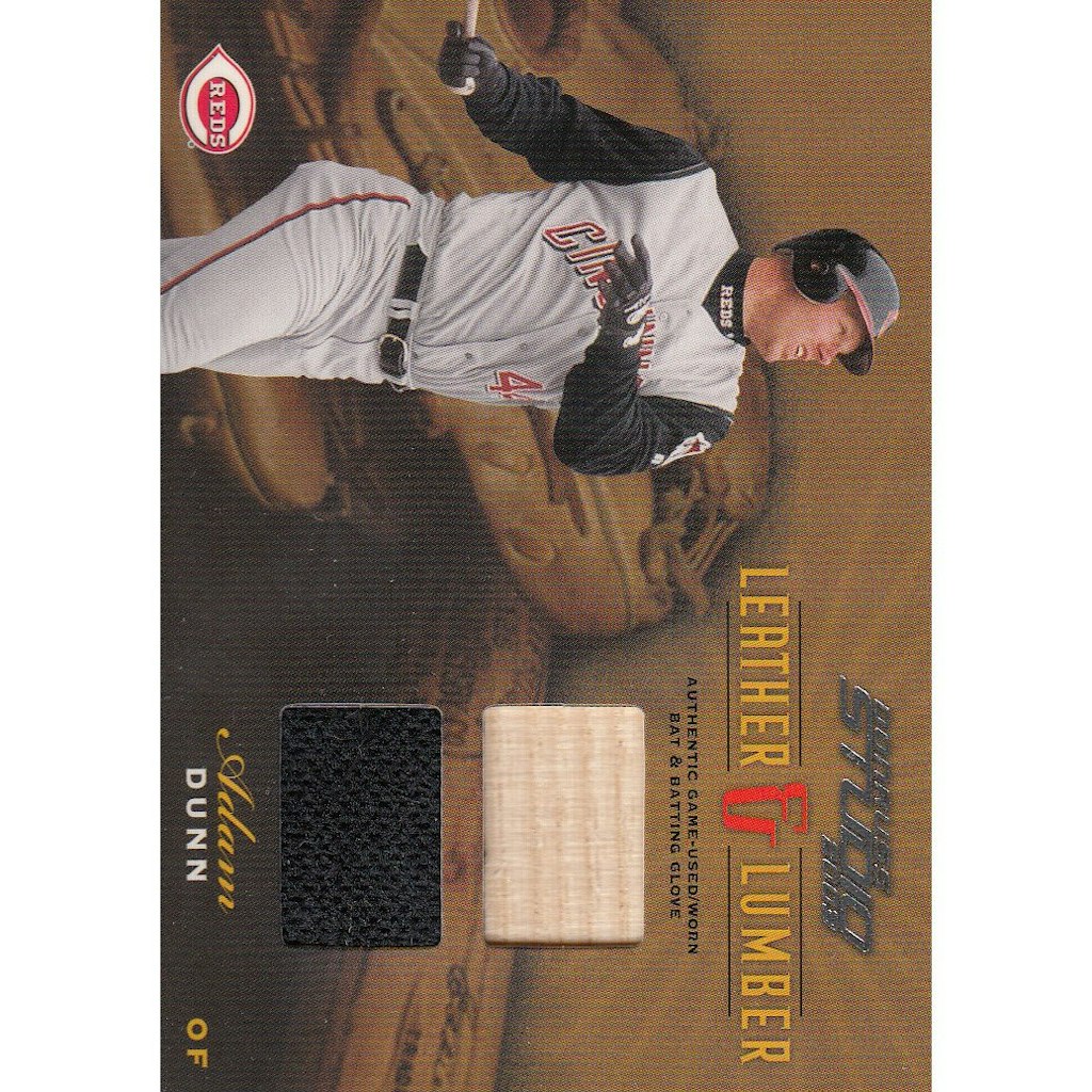 2003 Studio Leather and Lumber Adam Dunn Bat and Glove Combo /50: $17.50 2003 Studio Leather and Lumber Adam Dunn Bat and Glove Combo /50: $17.50