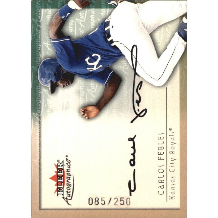 2001 Fleer Autographics Silver Carlos Febles #35 Trading Card: $10.80 2001 Fleer Autographics Silver Carlos Febles #35 Trading Card: $10.80