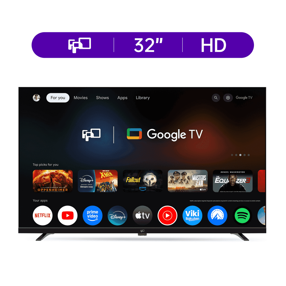 FPD 32-inch 720p HDR LED HD Smart TV: $166.97