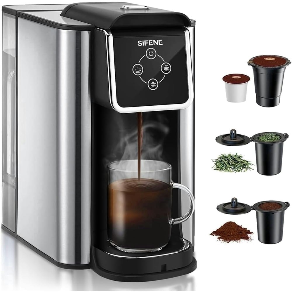 Sifene 3-in-1 Single Serve Coffee Maker: $53.99