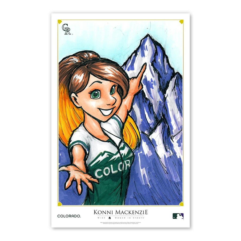 Colorado Rockies 11" x 17" Women in Sports Poster: $39.99