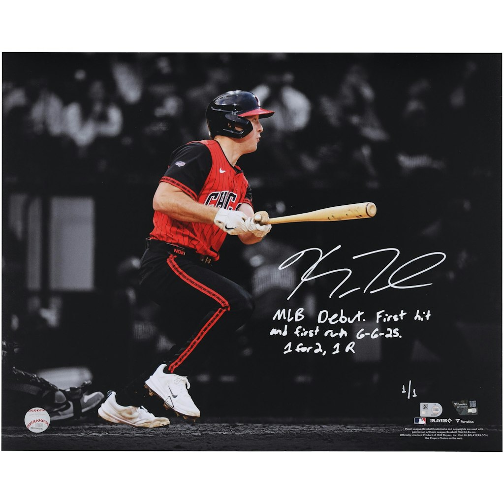 Kyle Teel Autographed 16" x 20" Chicago White Sox Debut Photograph: $999.99 Kyle Teel Autographed 16" x 20" Chicago White Sox Debut Photograph: $999.99